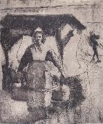 Camille Pissarro Peasant oil